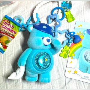 Popmart Bedtime Bear Care Bears Colorful Hugs  customized to cutest bag charm